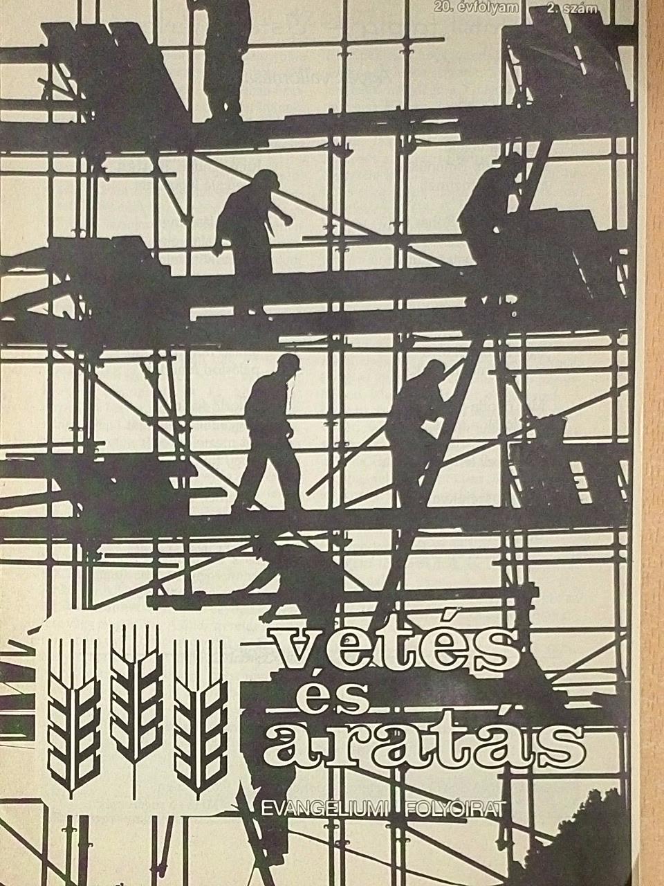 Siklós József - Vetés és aratás 20. évfolyam 2. szám [antikvár]