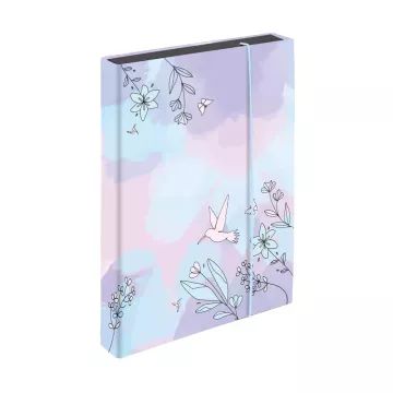 Kolibri mintás Jumbo füzetbox - A/4-es