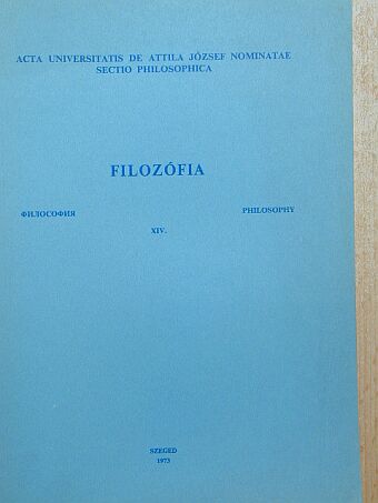 Horuczi László - Filozófia XIV. [antikvár]