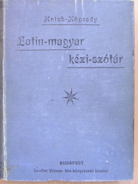 Latin-magyar kézi-szótár [antikvár]