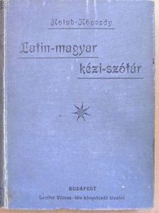 Latin-magyar kézi-szótár [antikvár]