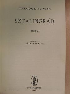 Theodor Plivier - Sztalingrád [antikvár]