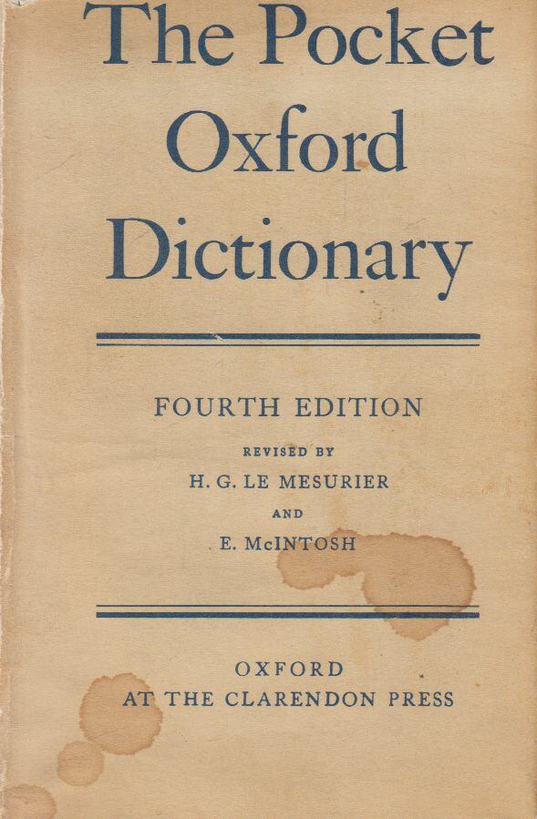 F. G. Fowler, H. W. Fowler - The Pocket Oxford Dictionary of Current English [antikvár]