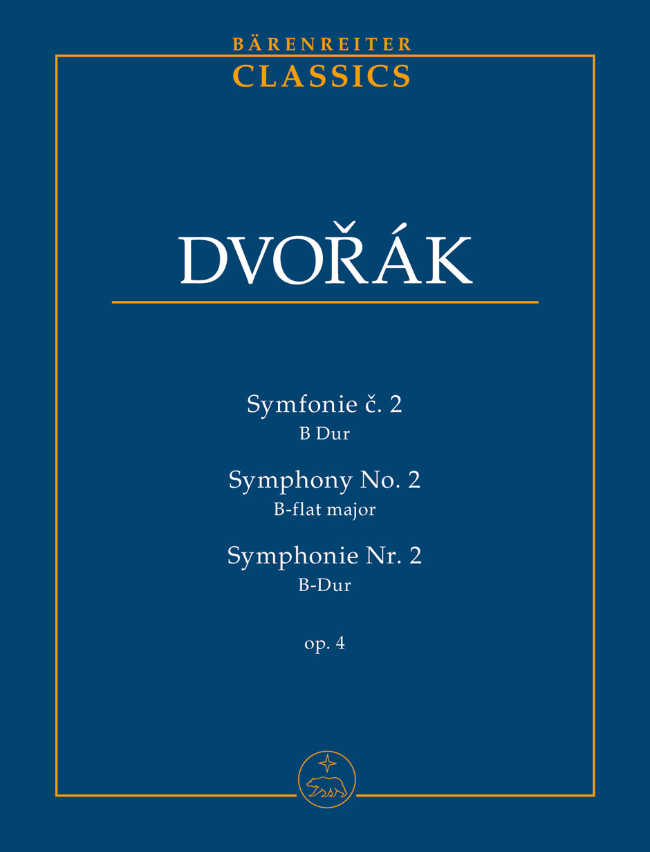 DVORAK - SYMPHONY NO.2 B-FLAT MAJOR OP.4 STUDY SCORE, EDITED BY FRANTISEK BARTOS