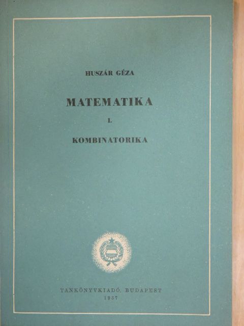 Huszár Géza - Matematika I. [antikvár]
