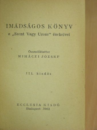 Imádságos könyv [antikvár]