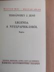 Tersánszky Józsi Jenő - Legenda a nyulpaprikásról [antikvár]