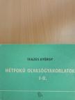 Tegzes György - Hétfokú olvasógyakorlatok I-II. [antikvár]