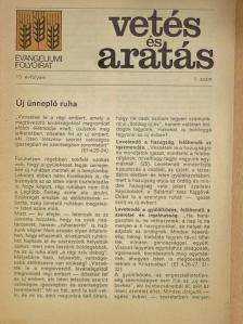 Reményik Sándor - Vetés és aratás 13. évfolyam 1. szám [antikvár]