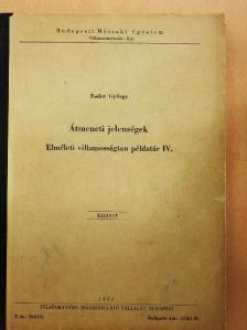 Fodor György - Átmeneti jelenségek [antikvár]