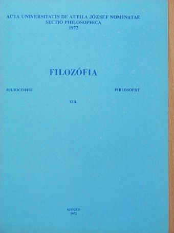 Horuczi László - Filozófia XIII. [antikvár]