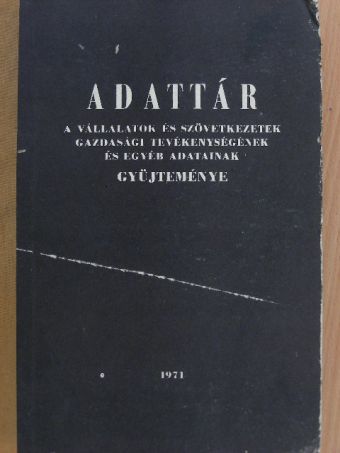 Adattár 1971 [antikvár]