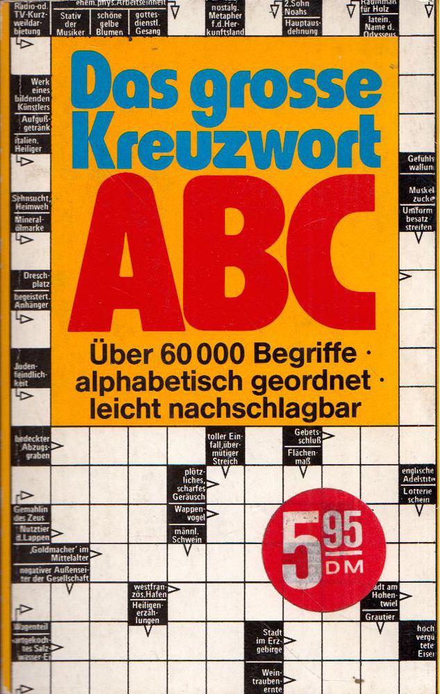 Hans G. Cordes - Das grosse Kreuzwort ABC [antikvár]
