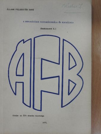 Dr. Barta Imre - A beruházások gazdaságossága és kockázata [antikvár]
