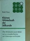 Josef Kurz - Kleines Wörterbuch der Stilkunde [antikvár]