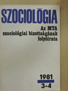 A. G. Harcsev - Szociológia 1981/3-4. [antikvár]
