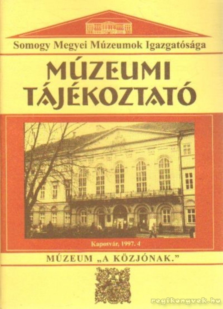 Forrai Márta - Múzeumi Tájékoztató 1997/4 [antikvár]