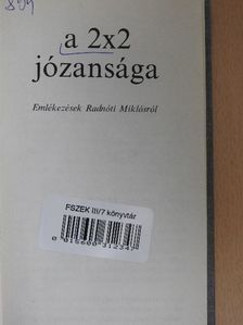 Baróti Dezső - A 2x2 józansága [antikvár]