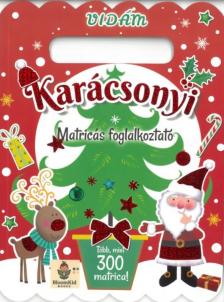 Vidám karácsonyi matricás foglalkoztató