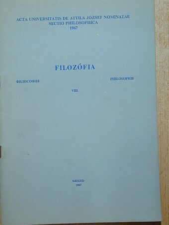 Horuczi László - Filozófia VIII. [antikvár]