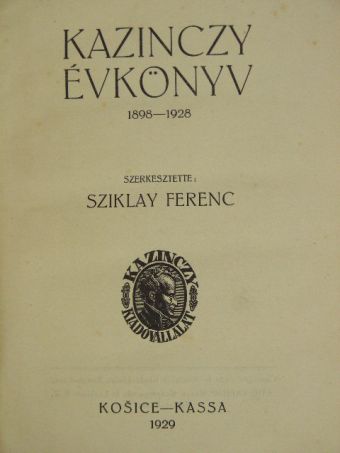 B. Palotai Boris - Kazinczy Évkönyv 1898-1928 [antikvár]