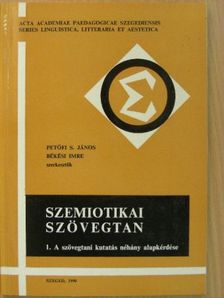 Csúri Károly - Szemiotikai szövegtan 1. [antikvár]