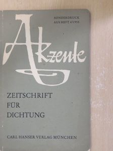 Hans Egon Holthusen - Akzente 4/1955 [antikvár]
