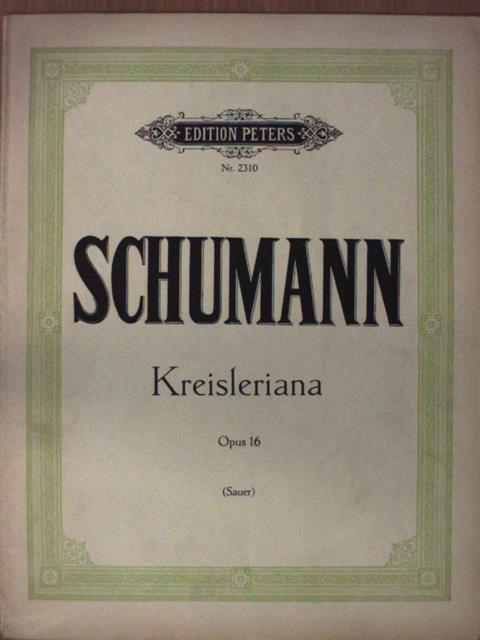 Robert Schumann - Kreisleriana für Klavier zu 2 Händen [antikvár]