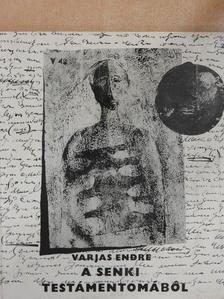 Varjas Endre - A senki testámentomából [antikvár]