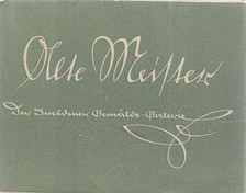 Alte Meister [antikvár]