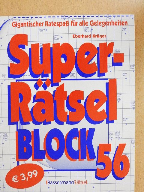 Eberhard Krüger - Super-Rätselblock 56 [antikvár]