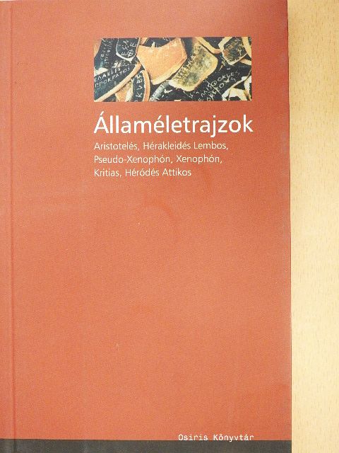 Aristotelés - Államéletrajzok [antikvár]