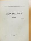 M. Acquaviva - Acta Biologica Tomus XLII. Fasciculi 1-4. [antikvár]