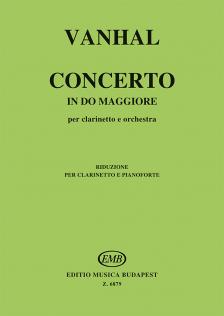 VANHAL - CONCERTO PER CLARINETTO E ORCHESTRA RIDUZIONE PER CLARINETTO E PIANOFORTE