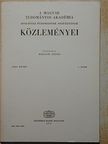 Bérczi Alajos - A Magyar Tudományos Akadémia Biológiai Tudományok Osztályának Közleményei XXII. kötet 1. szám [antikvár]