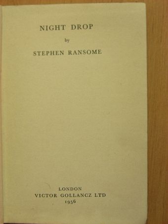 Stephen Ransome - Night Drop [antikvár]