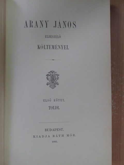 Arany János - Arany János elbeszélő költeményei I. [antikvár]