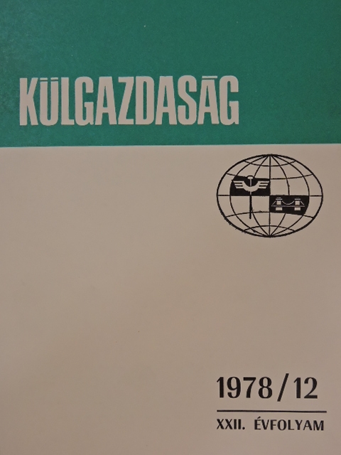 Becsky Róbert - Külgazdaság 1978/12 [antikvár]