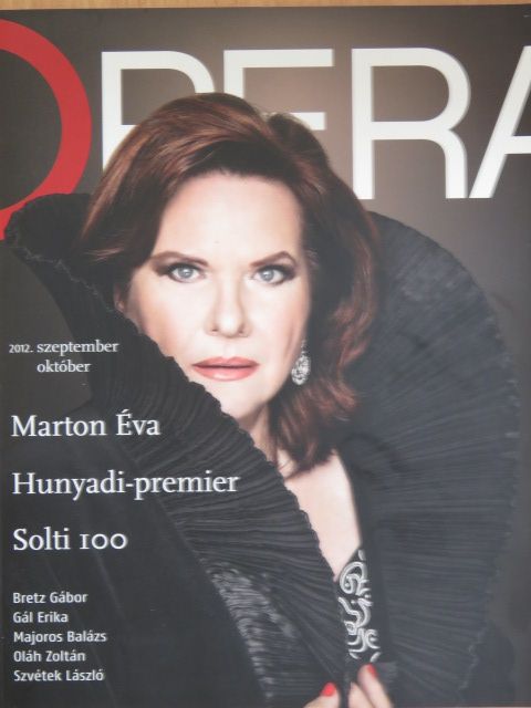 Becze Szilvia - Opera 2012. szeptember-október [antikvár]