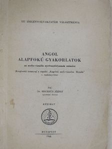 Dr. Hegedüs József - Angol alapfokú gyakorlatok [antikvár]