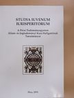Bálint Máté Mór - Studia iuvenum iurisperitorum [antikvár]
