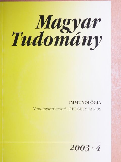 Ács Tibor - Magyar Tudomány 2003. április - CD-vel [antikvár]