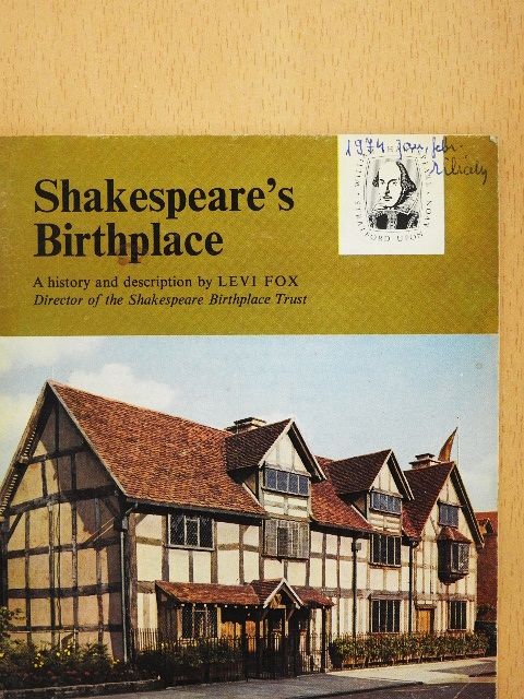 Shakespeare's Birthplace [antikvár]