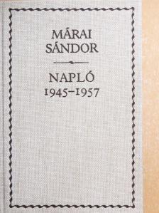 Márai Sándor - Napló 1945-1957 [antikvár]