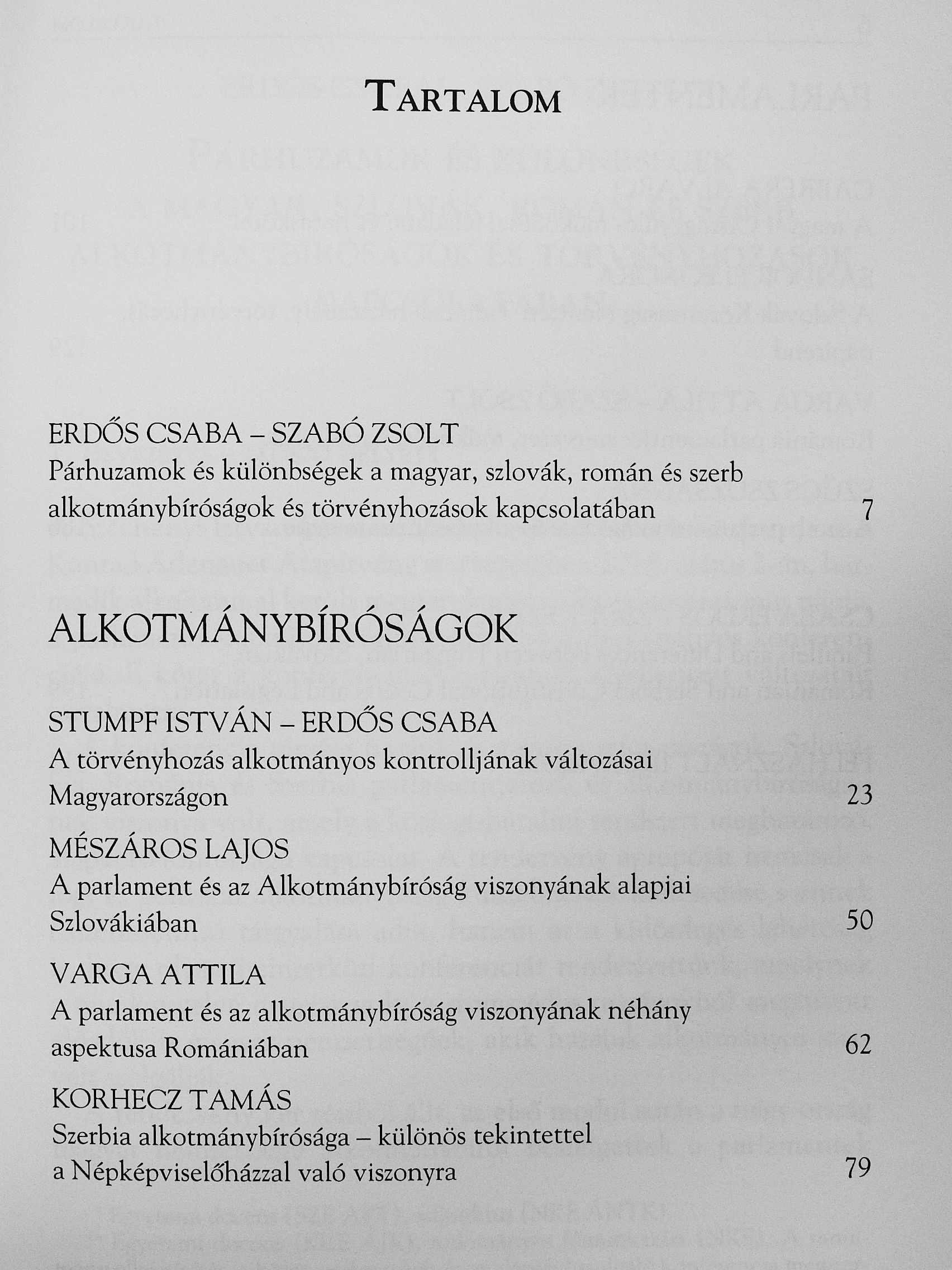 Cabrera Alvaro - Törvényhozás és alkotmánybíráskodás a Kárpát-medencében [antikvár]