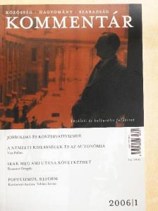 Balázs Zoltán - Kommentár 2006/1. [antikvár]