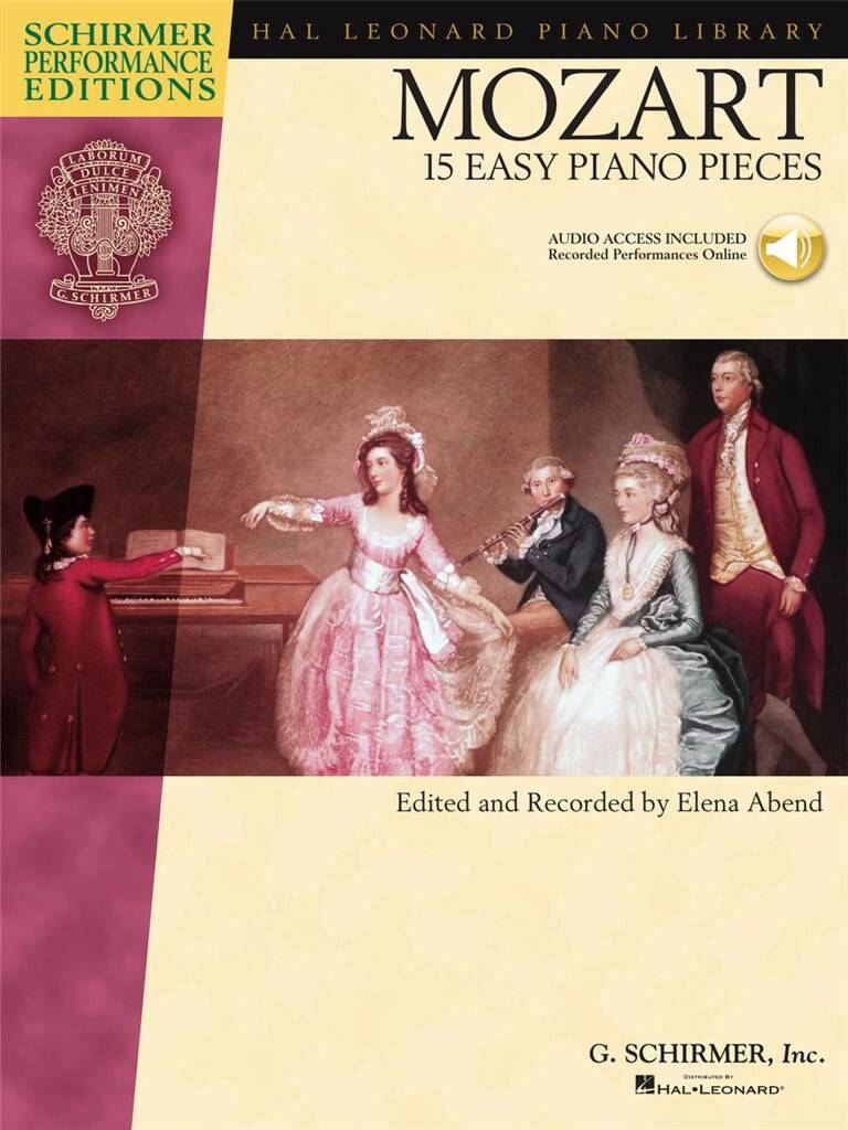 MOZART, W,A, - 15 EASY PIANO PIECES + CD