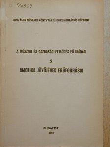 Amerika jövőjének erőforrásai [antikvár]