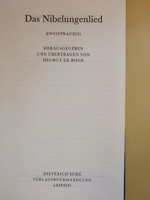 Das Nibelungenlied [antikvár]