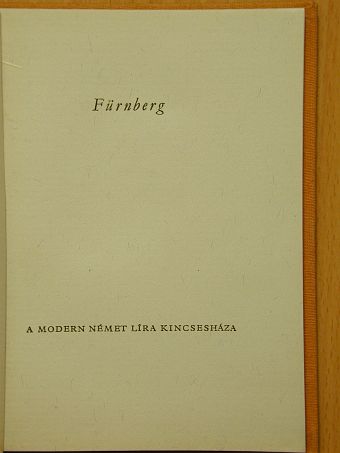 Louis Fürnberg - Fürnberg [antikvár]